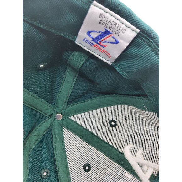 Vtg Logo Athletics Oakland A's Snapback Cap Baseball MLB OSFM Adj - Picture 7 of 8